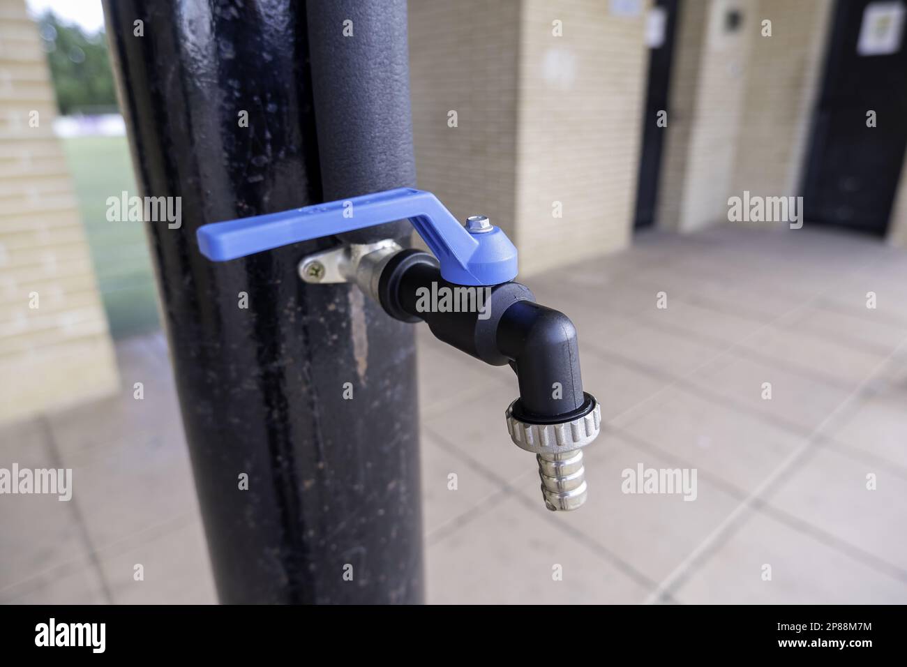 Detail of water outlet for human consumption and to put out fires Stock Photo