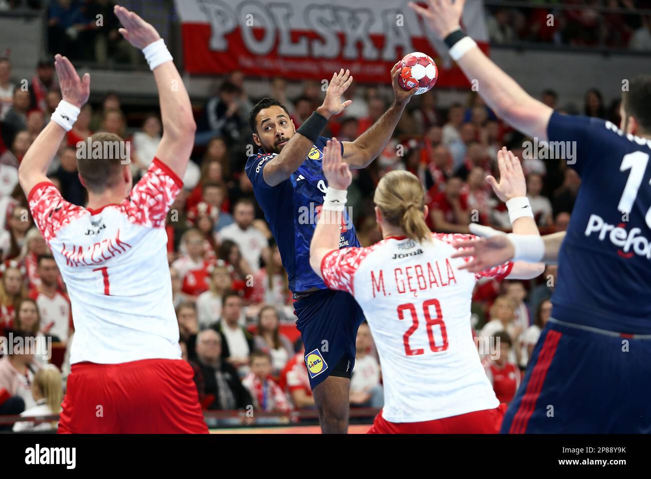 Melvyn Richardson of France during the Men's EHF Euro 2024, Qualifiers