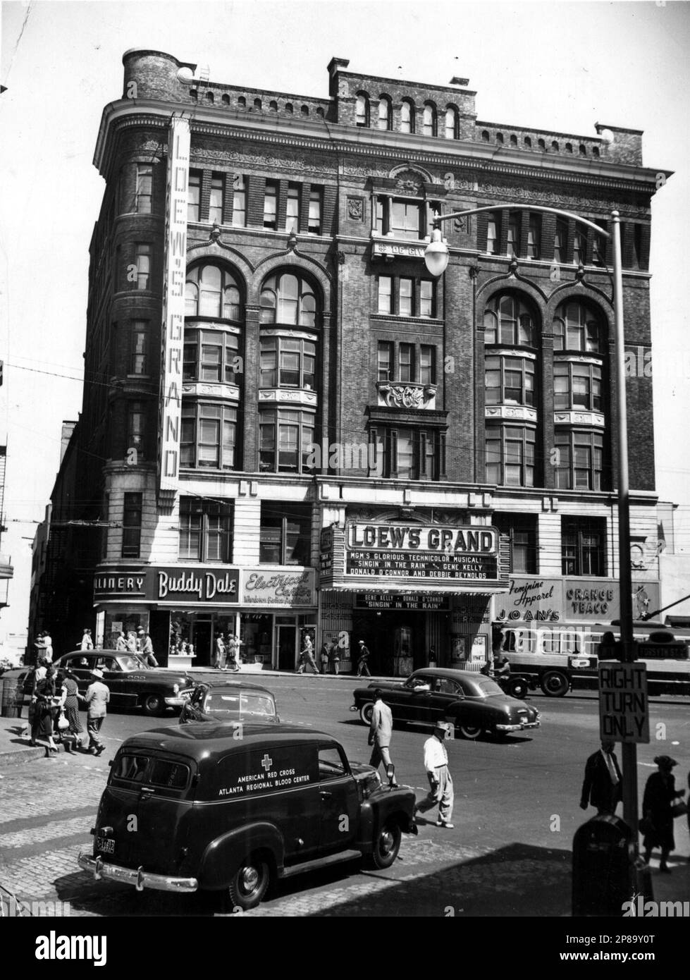 ATLANTA, GA - 1952 - Old De Give Opera House, home to Loew's Grand ...