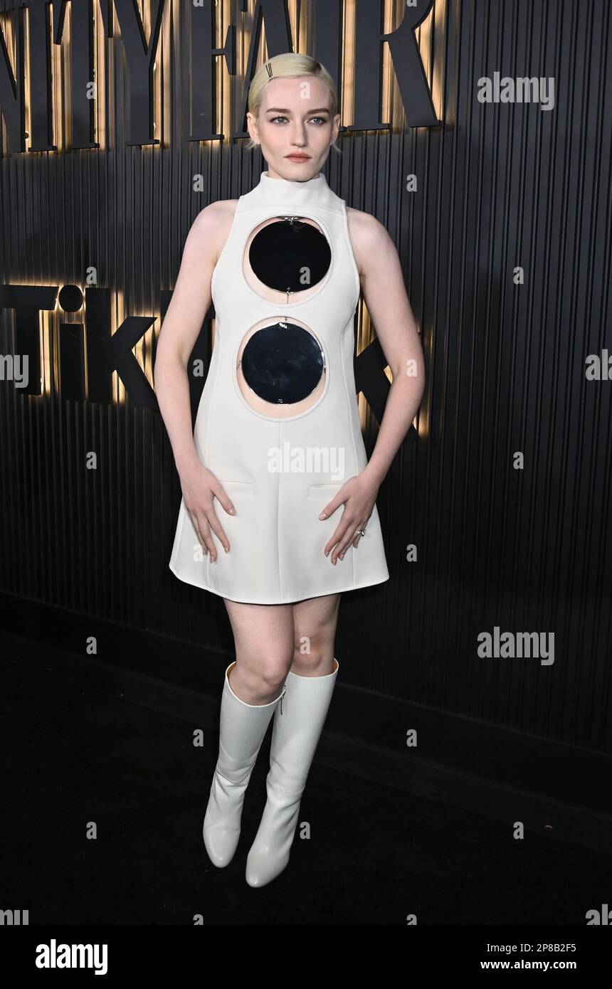 Hollywood, USA. 08th Mar, 2023. Julia Garner arriving at Vanity Fair and TikTok Celebrate Vanities: A Night for Young Hollywood held at Mes Amis on March 8, 2023 in Hollywood, CA. © Tammie Arroyo/AFF-USA.com Credit: AFF/Alamy Live News Stock Photo