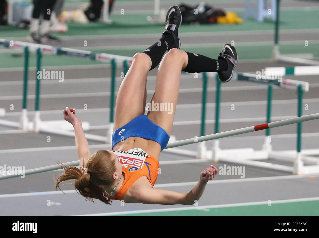 Britt WEERMAN of Netherlands. High Jump Women Final during the European Athletics Indoor Championships 2023 on March 5, 2023 at Atakoy Arena in Istanbul, Turkey - Photo Laurent Lairys / DPPI Stock Photo