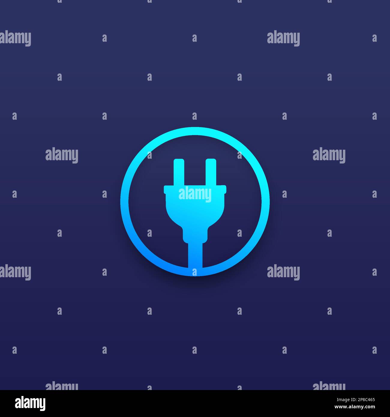 electric plug icon for web and apps Stock Vector Image & Art - Alamy