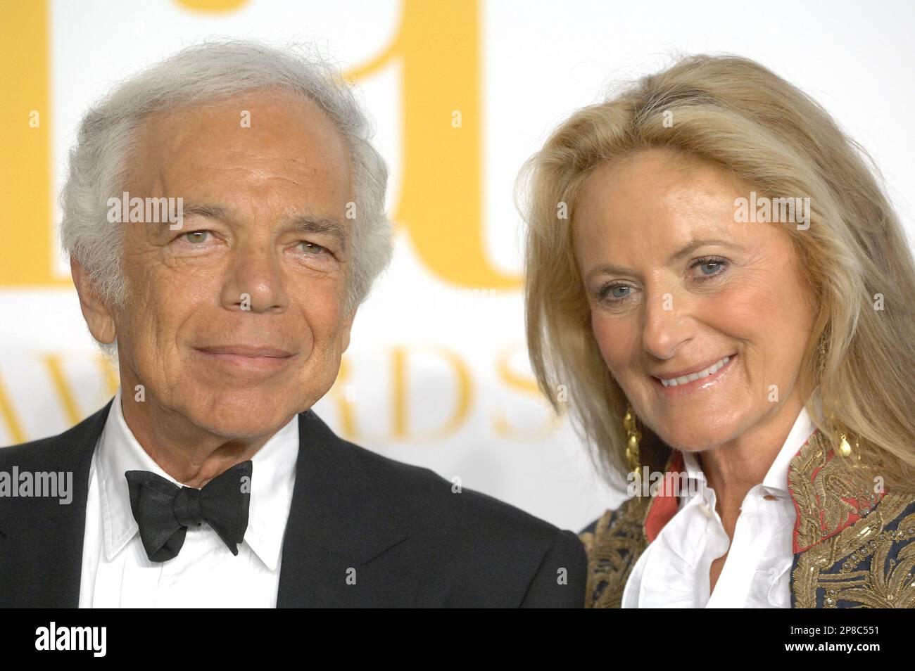 Ralph Lauren and his wife Ricky attending the Concorso d'Eleganza