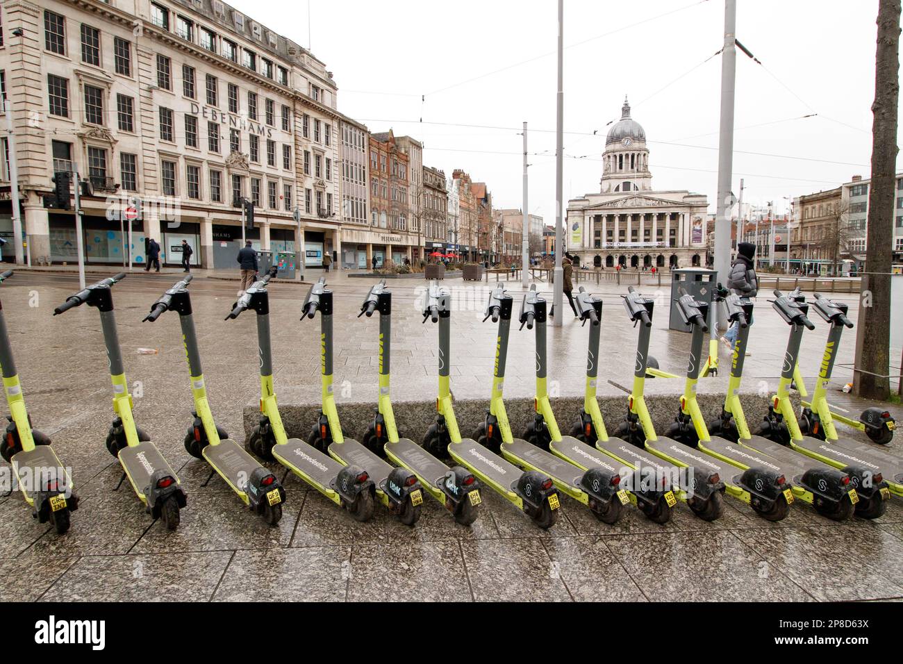 Nottingham electric scooters hires stock photography and images Alamy