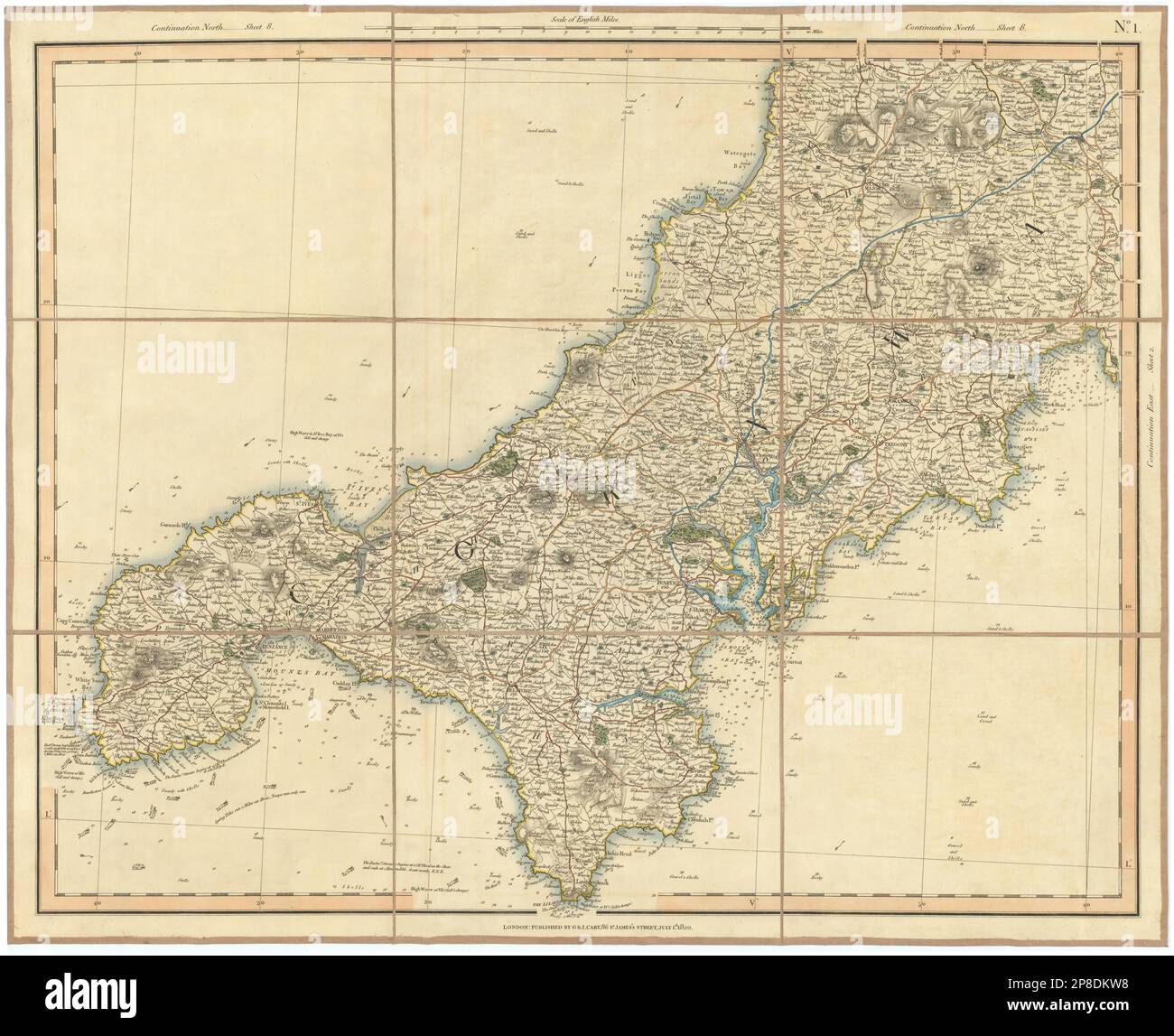 WEST CORNWALL. Land's End Lizard Penwith Roseland St Agnes St Ives CARY