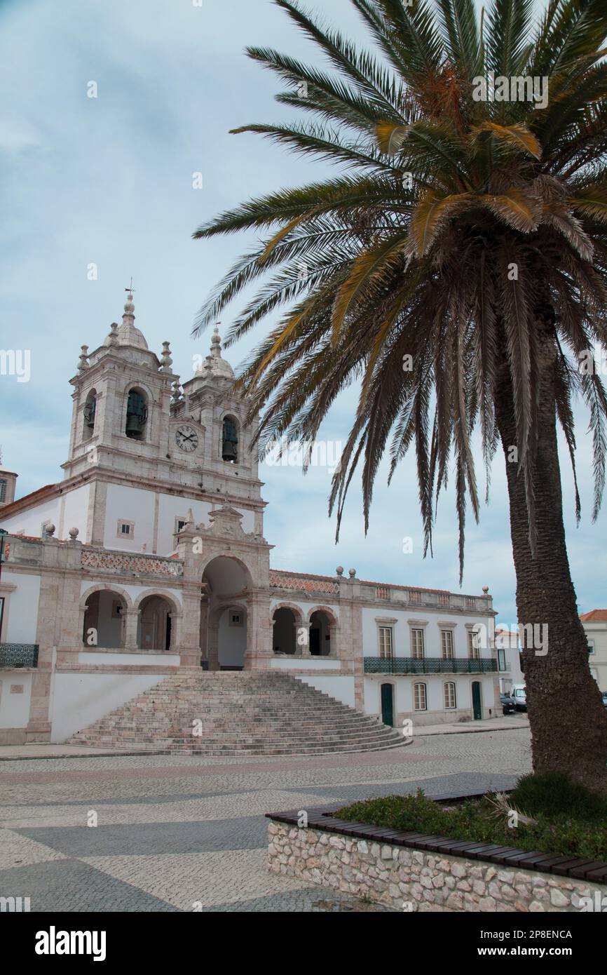 Sanctuary of Our Lady of Nazare, Estremadura, Portugal Stock Photo