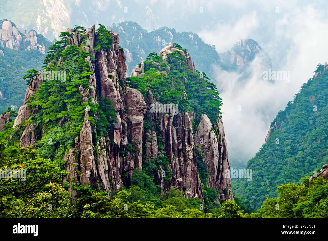 Huangshan (Yellow Mountain), Anhui, China Stock Photo