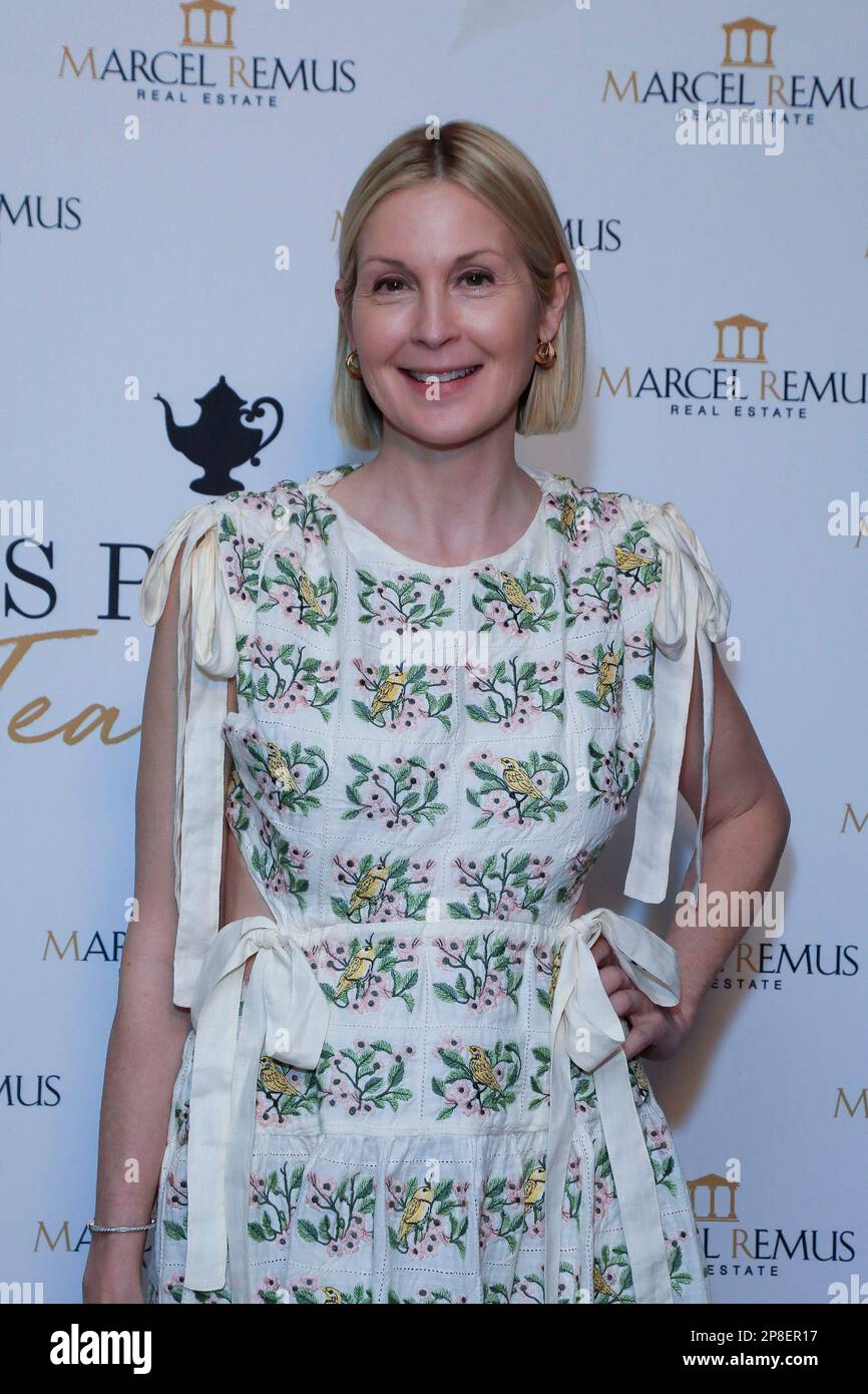 March 8, 2023, Beverly Hills, California, USA: BEVERLY HILLS, CA - MAR 8,  2023: Kelly Rutherford at the Remus Pre Award Tea Time at The Beverly Hills  Hotel. (Credit Image: © Nina