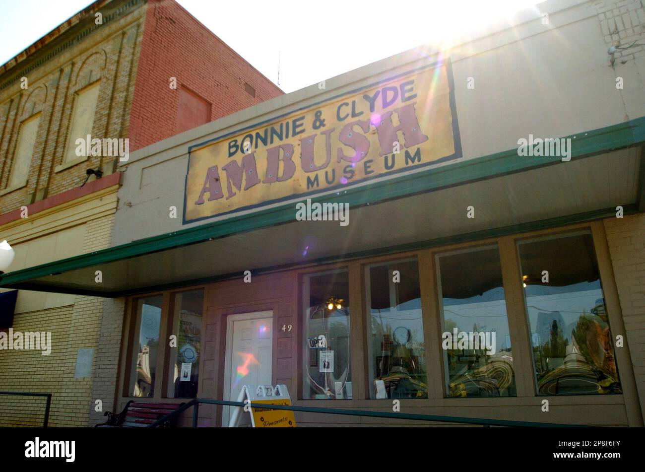 The Bonnie & Clyde Ambush Museum in Gibsland, La. is pictured Sunday