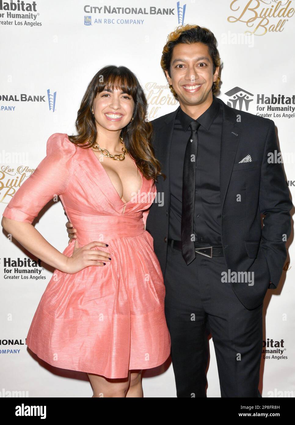 Beverly Hills, Ca. 8th Mar, 2023. Brinda Dixit, Adit Dileep attend the Habitat LA‘s 2023 Los Angeles Builders Ball on March 8, 2023 at The Beverly Hilton Hotel in Beverly Hills, California. Credit: Koi Sojer/Snap'n U Photos/Media Punch/Alamy Live News Stock Photo