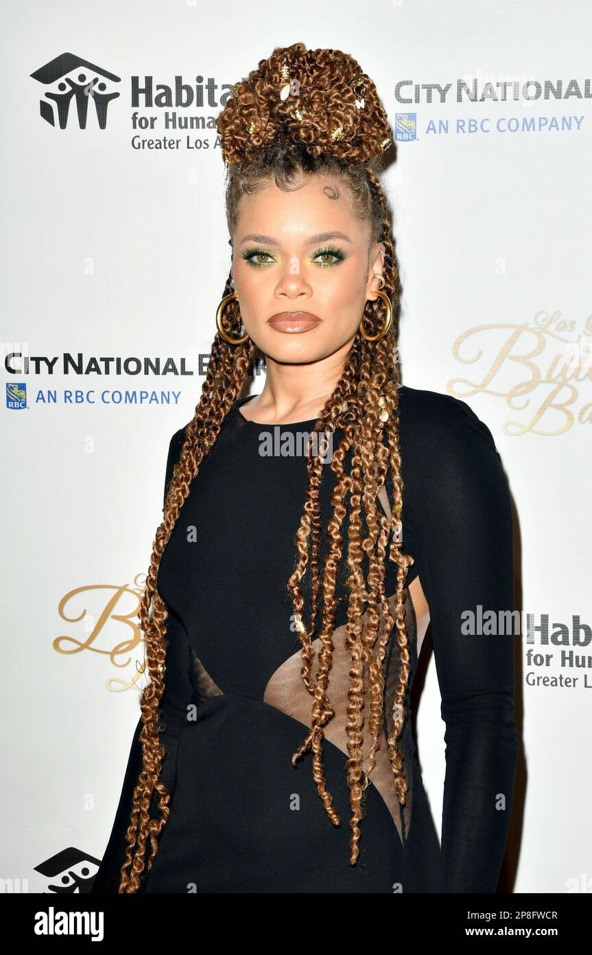 Beverly Hills, Ca. 8th Mar, 2023. Andra Day attends the Habitat LA‘s