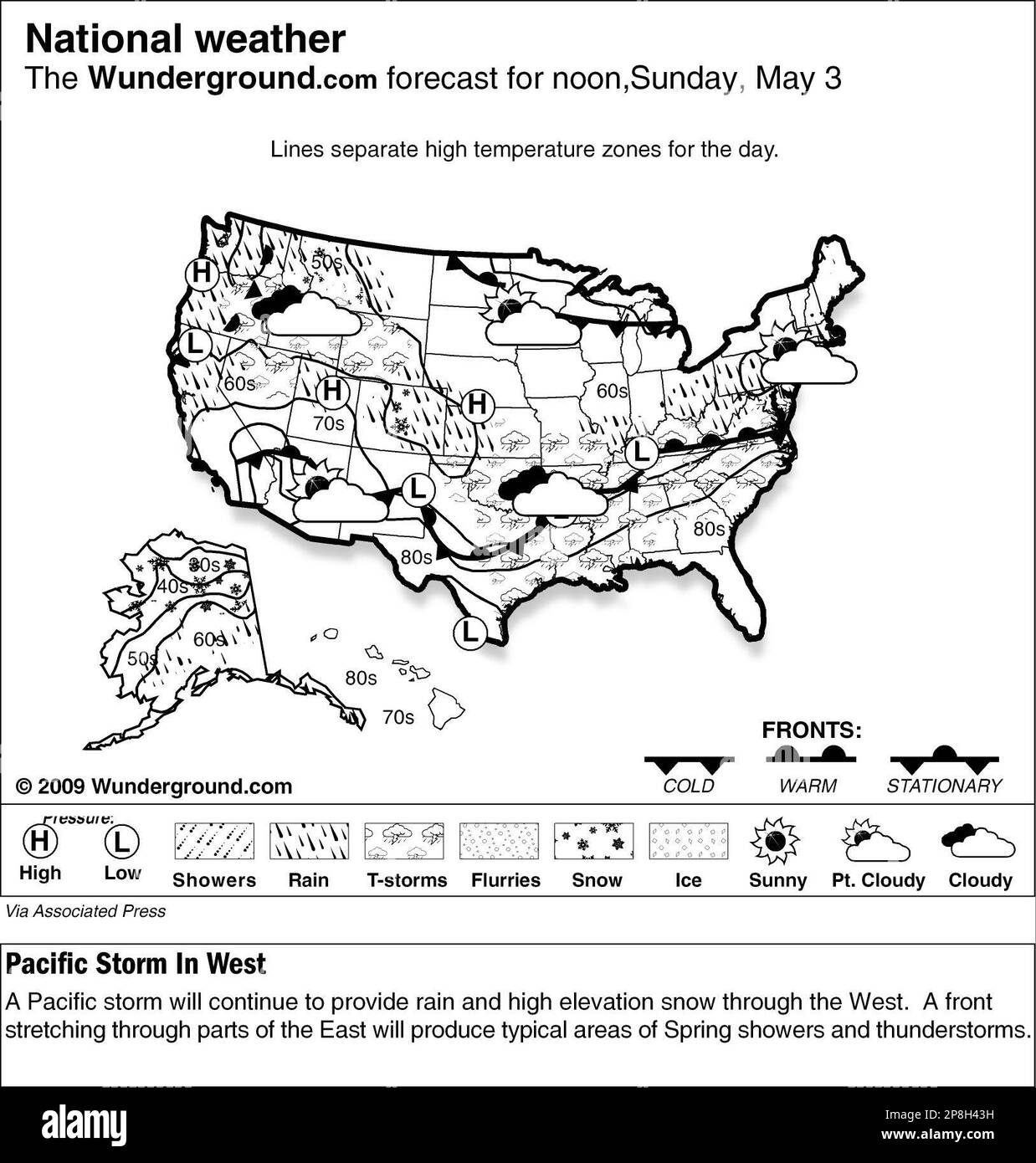A Pacific storm will continue to provide rain and high elevation snow ...