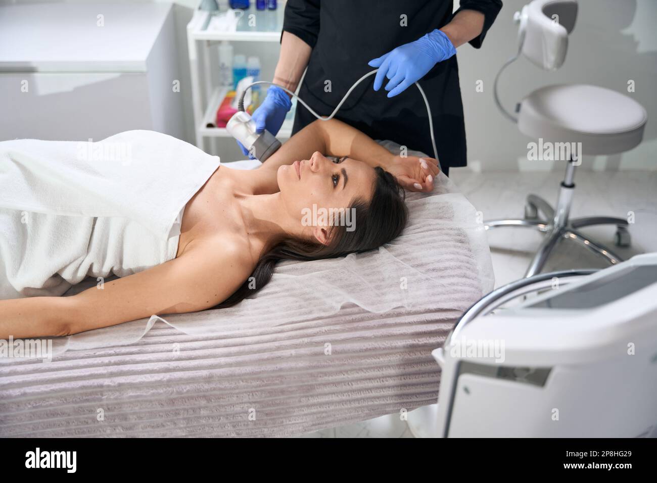 Nurse doing cosmetic procedures hi-res stock photography and images - Alamy