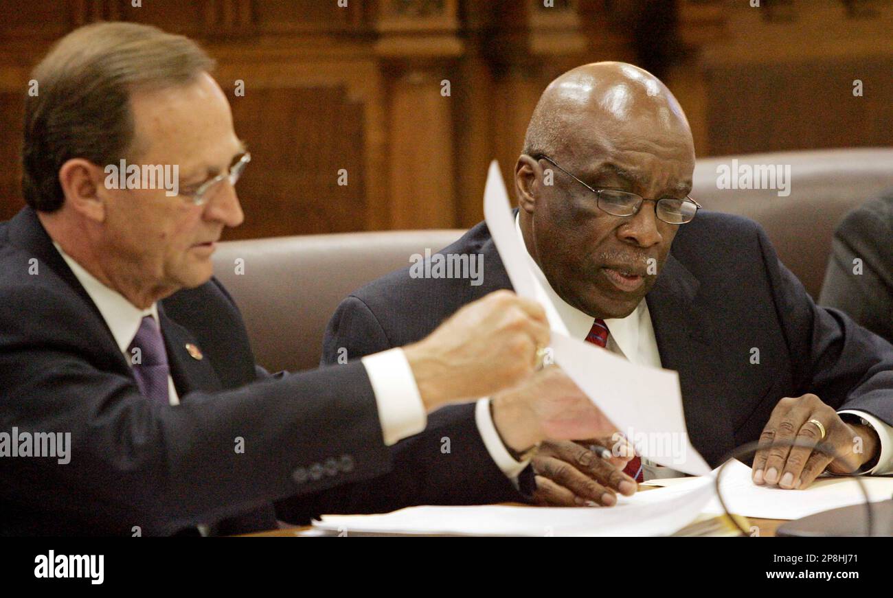 House Ways and Means Committee chairman Percy Watson, DHattiesburg