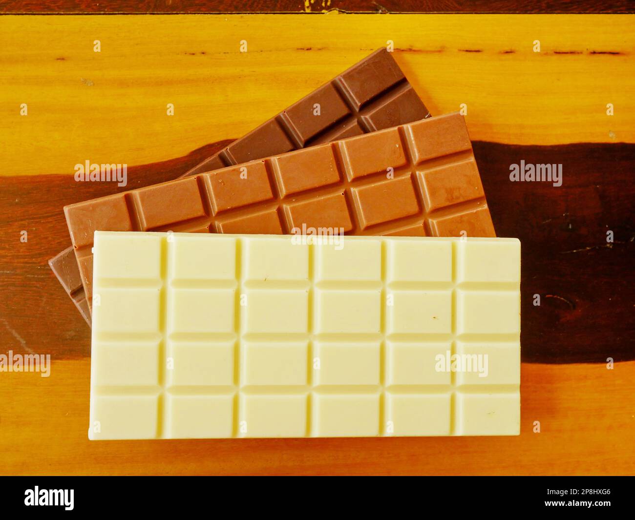 chocolate bars handmade different types Stock Photo Alamy