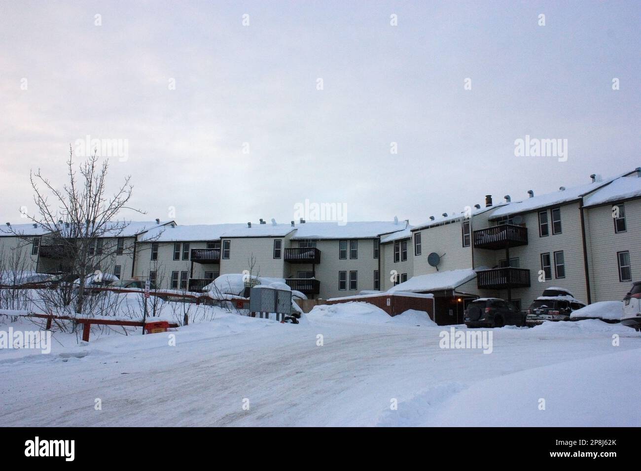 The Lanky Court apartments are seen in Yellowknife, Tuesday, March 7