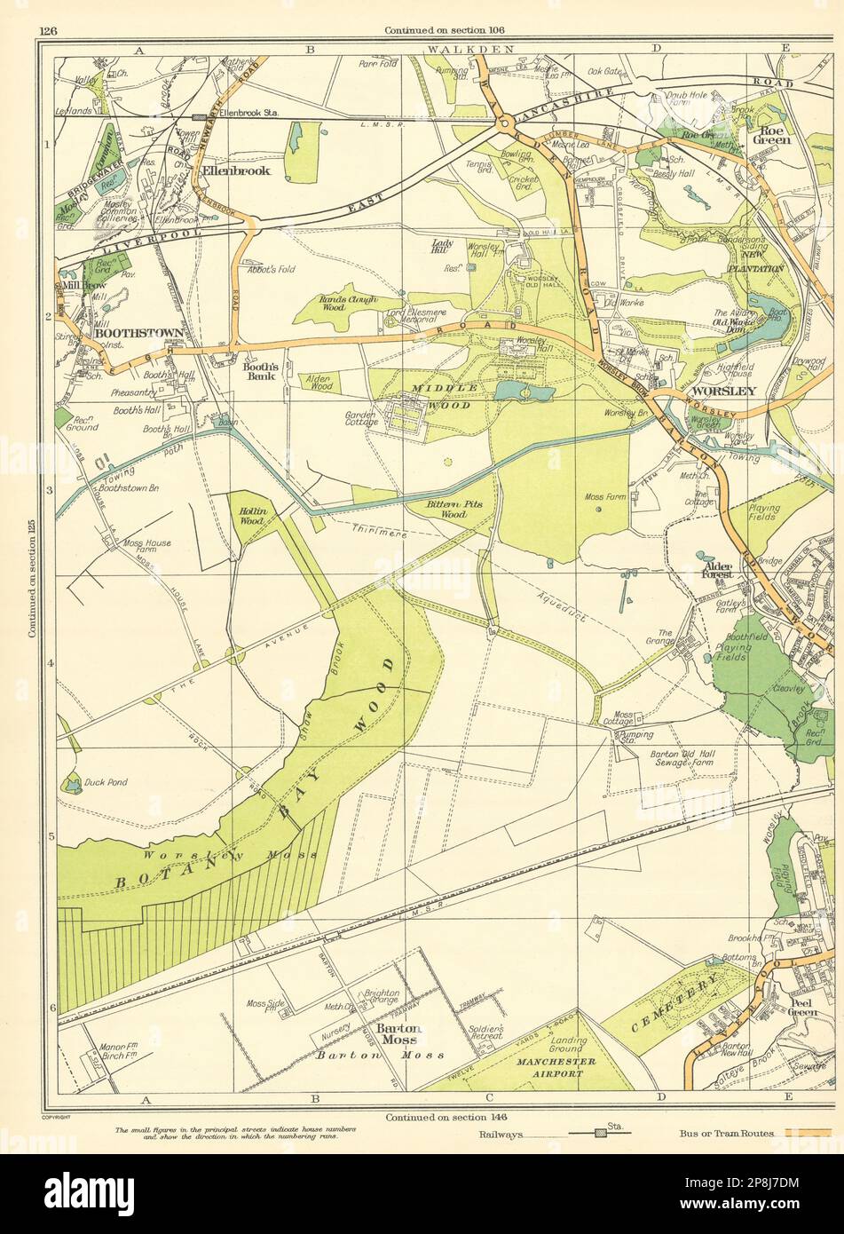 LANCASHIRE Eccles Barton Moss Peel Green Worsley Boothstown Ellenbrook