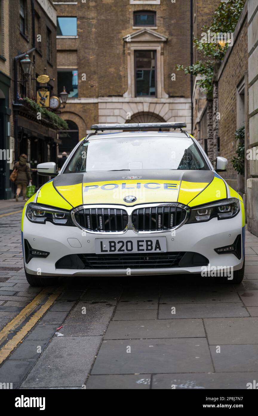 City of London Police patrol car parked in New Street, London EC2, England, UK