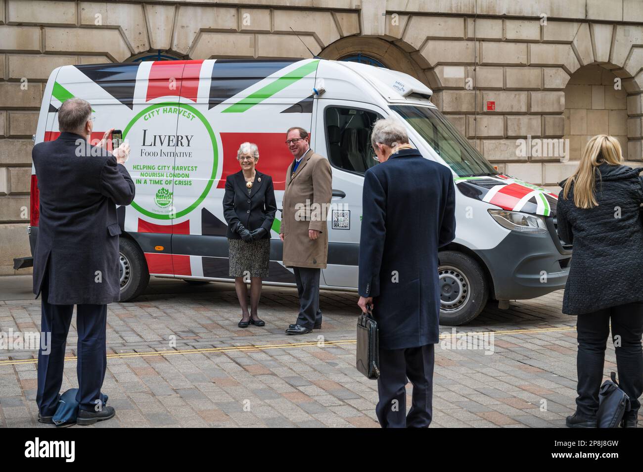 City of London dignitaries and Livery company representatives at the