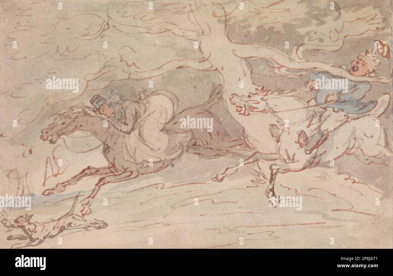 'How to Twist Your Neck' by Thomas Rowlandson Stock Photo Alamy