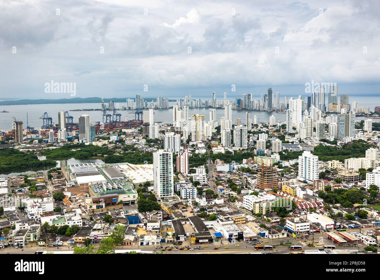 Panorama of Cartagena, Colombia Stock Photo Alamy