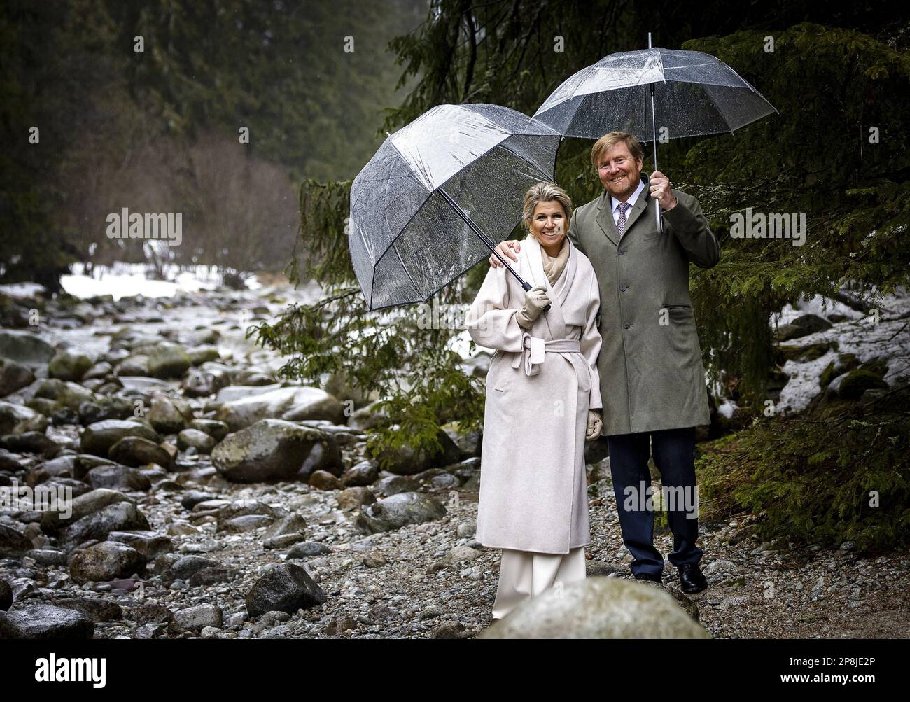 PODBANSKE - King Willem-Alexander and Queen Maxima visit the Tatra National Park, during the third day of the three-day state visit to Slovakia. ANP REMKO DE WAAL netherlands out - belgium out Credit: ANP/Alamy Live News Stock Photo