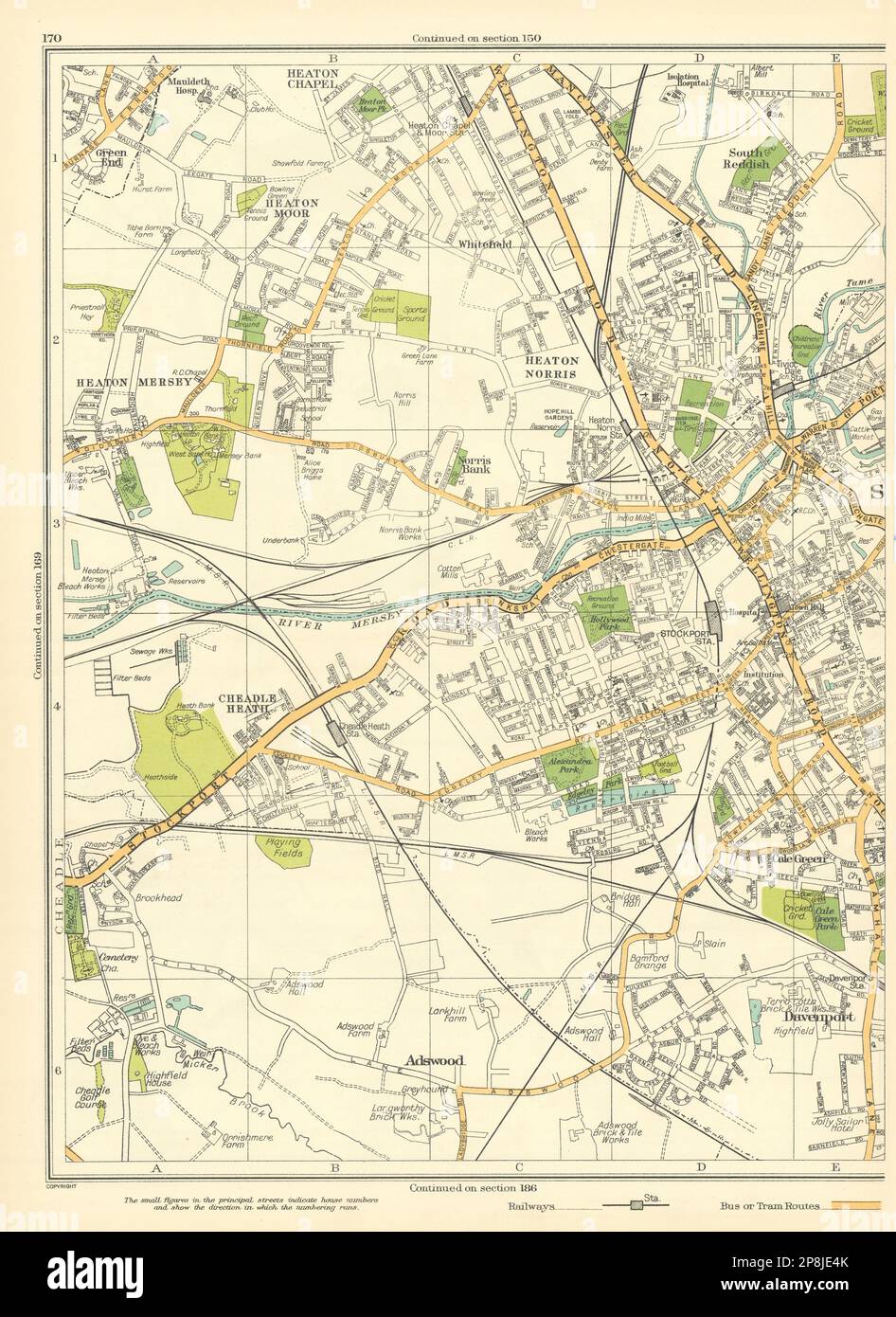 STOCKPORT Heaton Cahpel Norris Cheadle Heath Adswood Davenport Mersey