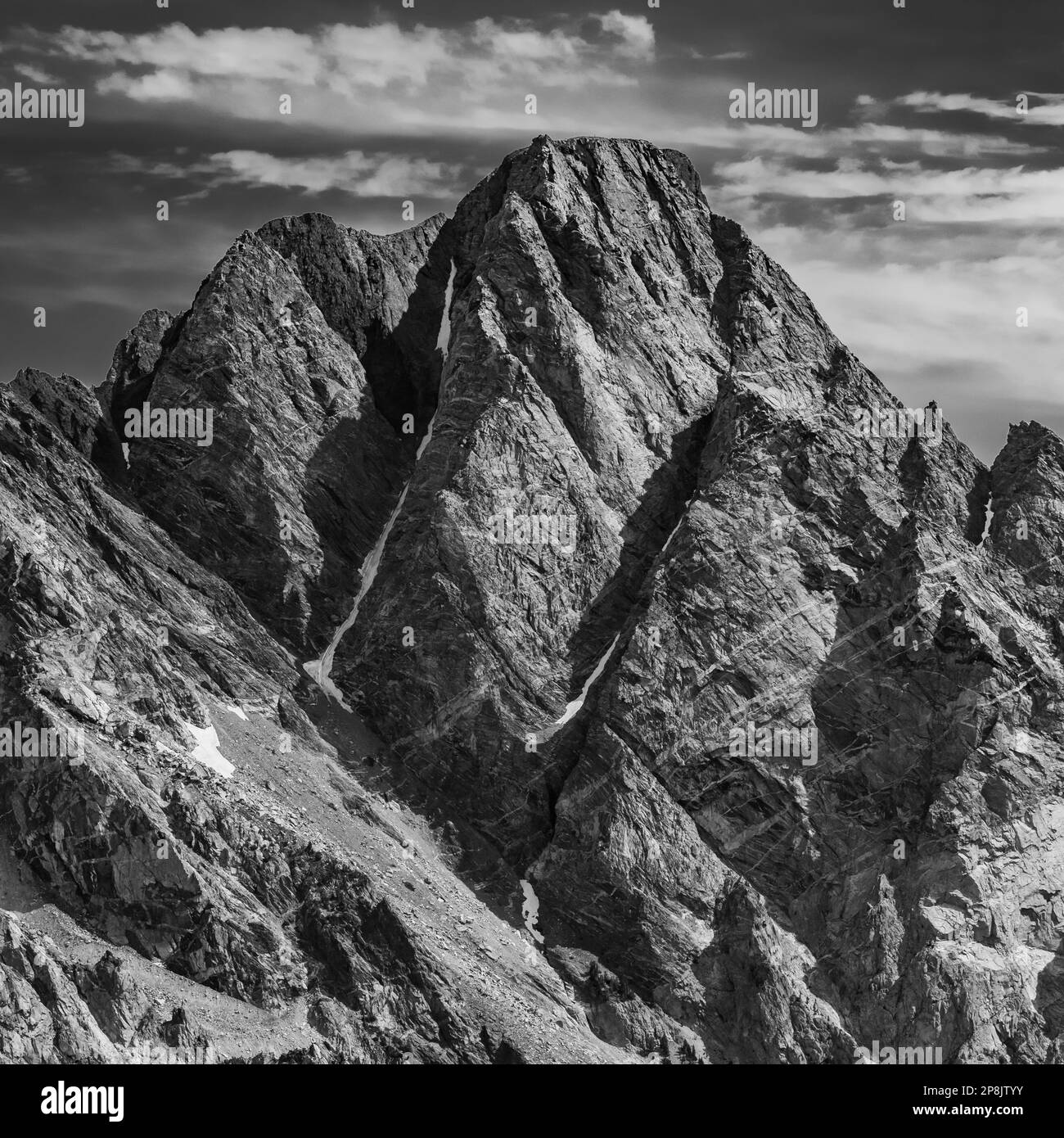 Teton crest trail Black and White Stock Photos & Images Alamy