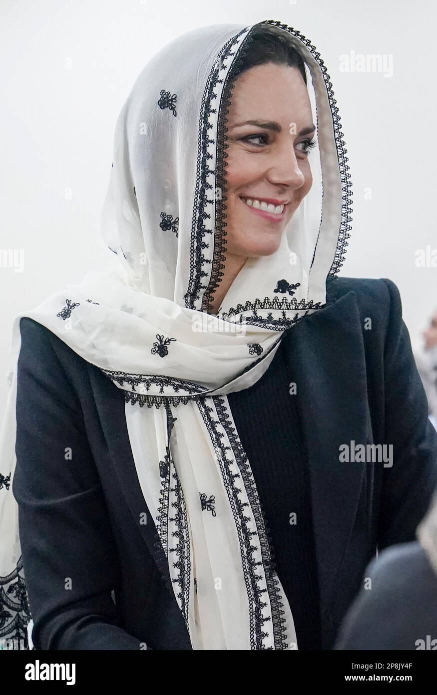 The Princess Of Wales During A Visit To The Hayes Muslim Centre In West London To Meet Partner