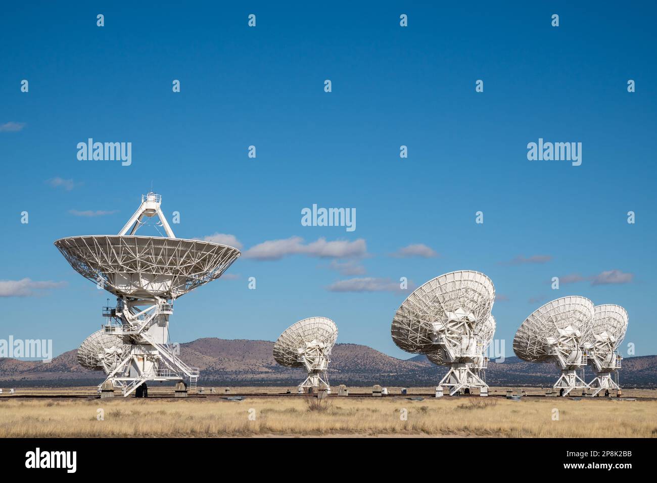 National Radio Astronomy Observatory known as the Very Large Array in Socorro, New Mexico Stock Photo