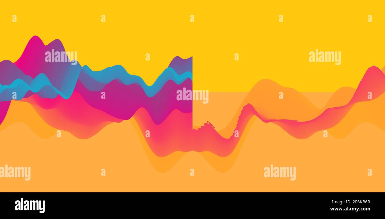 Abstract background with dynamic effect. Futuristic technology style ...