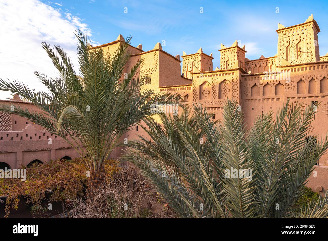 Amridil Kasbah in Morocco, sunny day Stock Photo