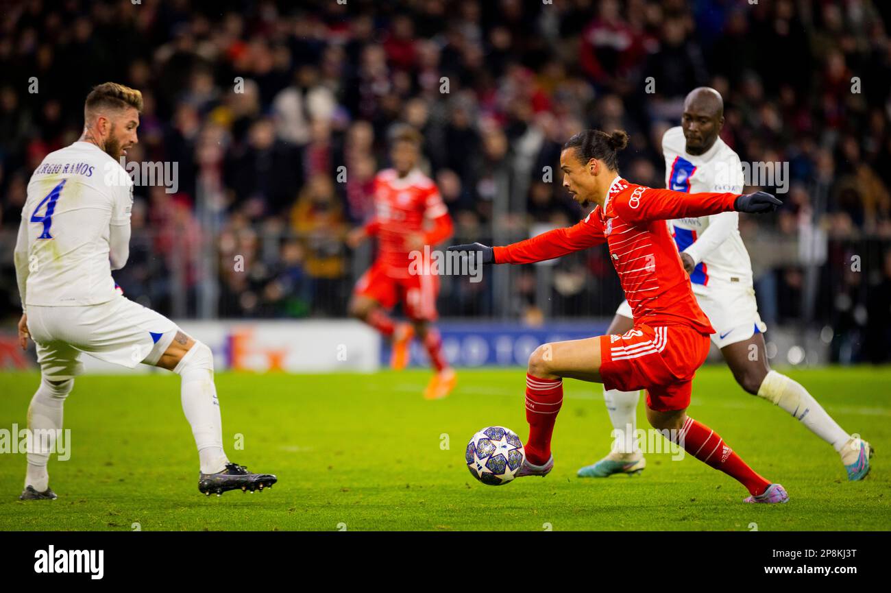 Paris, France. 14th Feb, 2023. Gianluigi Donnarumma (PSG), Sergio Ramos (PSG),  Marquinhos (PSG) Paris Saint-Germain - Bayern Munich Paris Saint-Germa  Stock Photo - Alamy