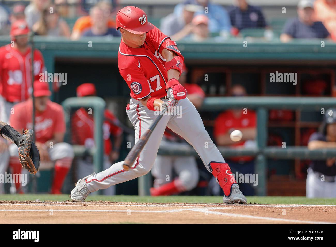 This is a 2023 photo of Alex Call of the Washington Nationals baseball  team. This image reflects the Nationals active roster as of Friday, Feb.  24, 2023, when this image was taken. (