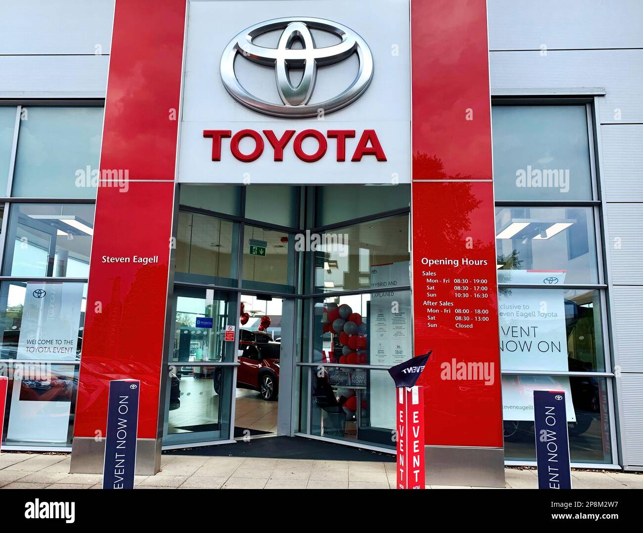 Toyota car dealership exterior hires stock photography and images Alamy