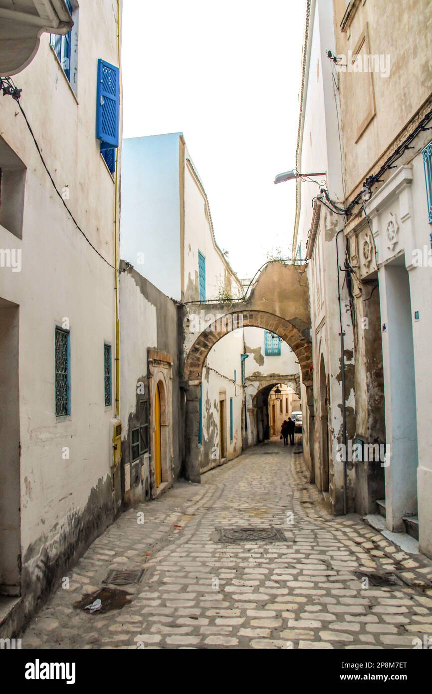 A street in Medina in Tunis, Tunisia Stock Photo - Alamy