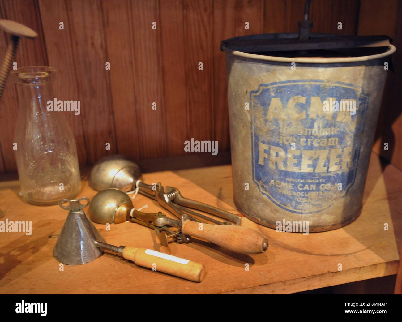 An Acme ice cream freezer, shown Wednesday March 11, 2009 at the