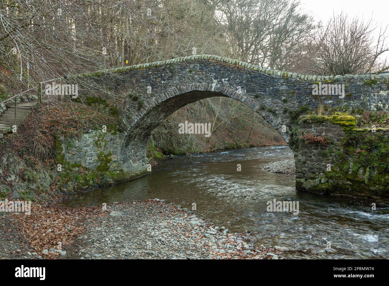 The Cuddy Bridge a singlearch packhorse bridge which crosses the