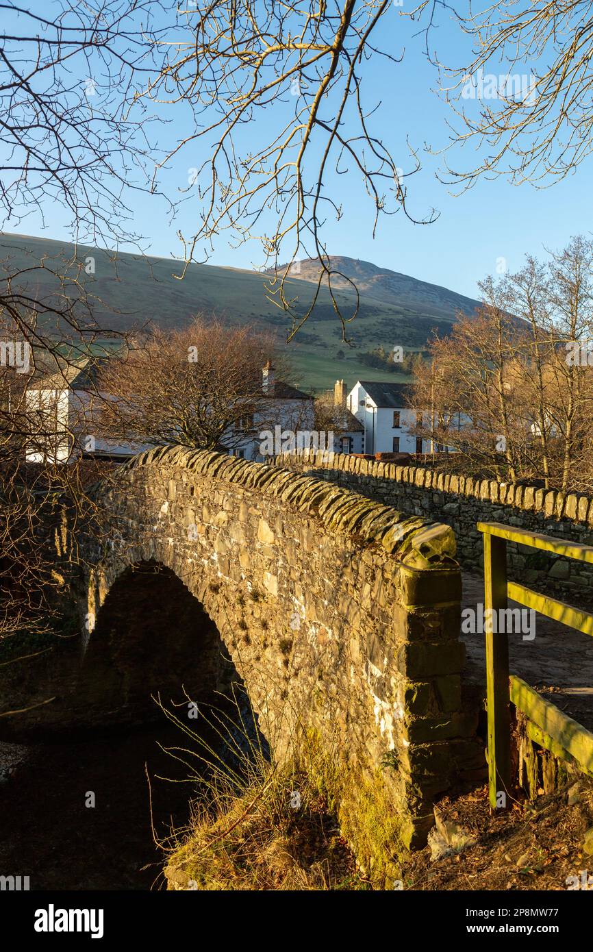 The Cuddy Bridge a singlearch packhorse bridge which crosses the Leithen Water was built in