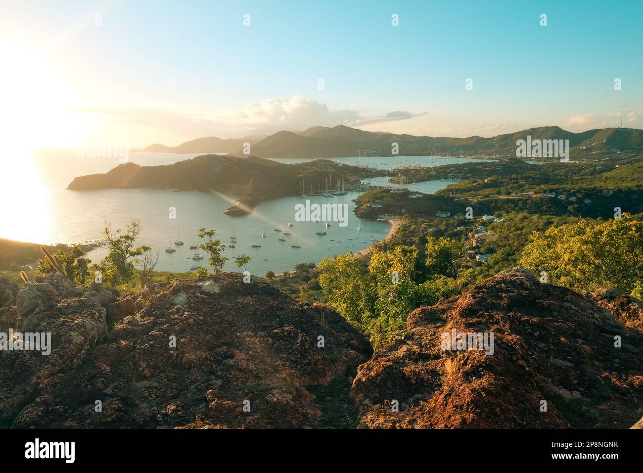 Shirley Heights Lookout in Antigua. Famous for its sunset and steel