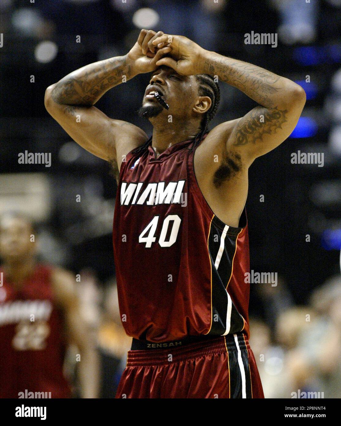 Heat's Udonis Haslem working on and off the court in Miami