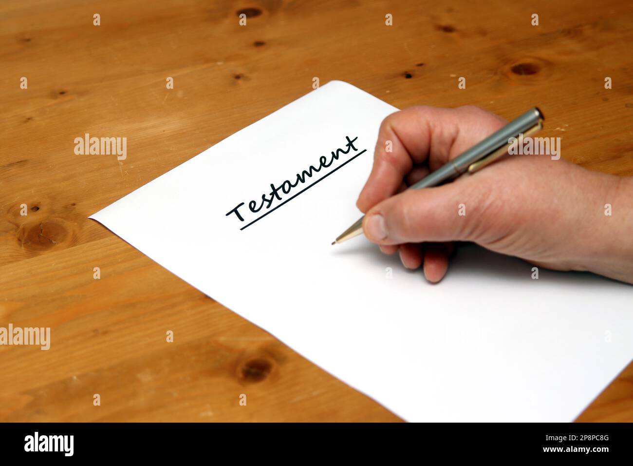 The Estate Is Settled Stock Photo Alamy