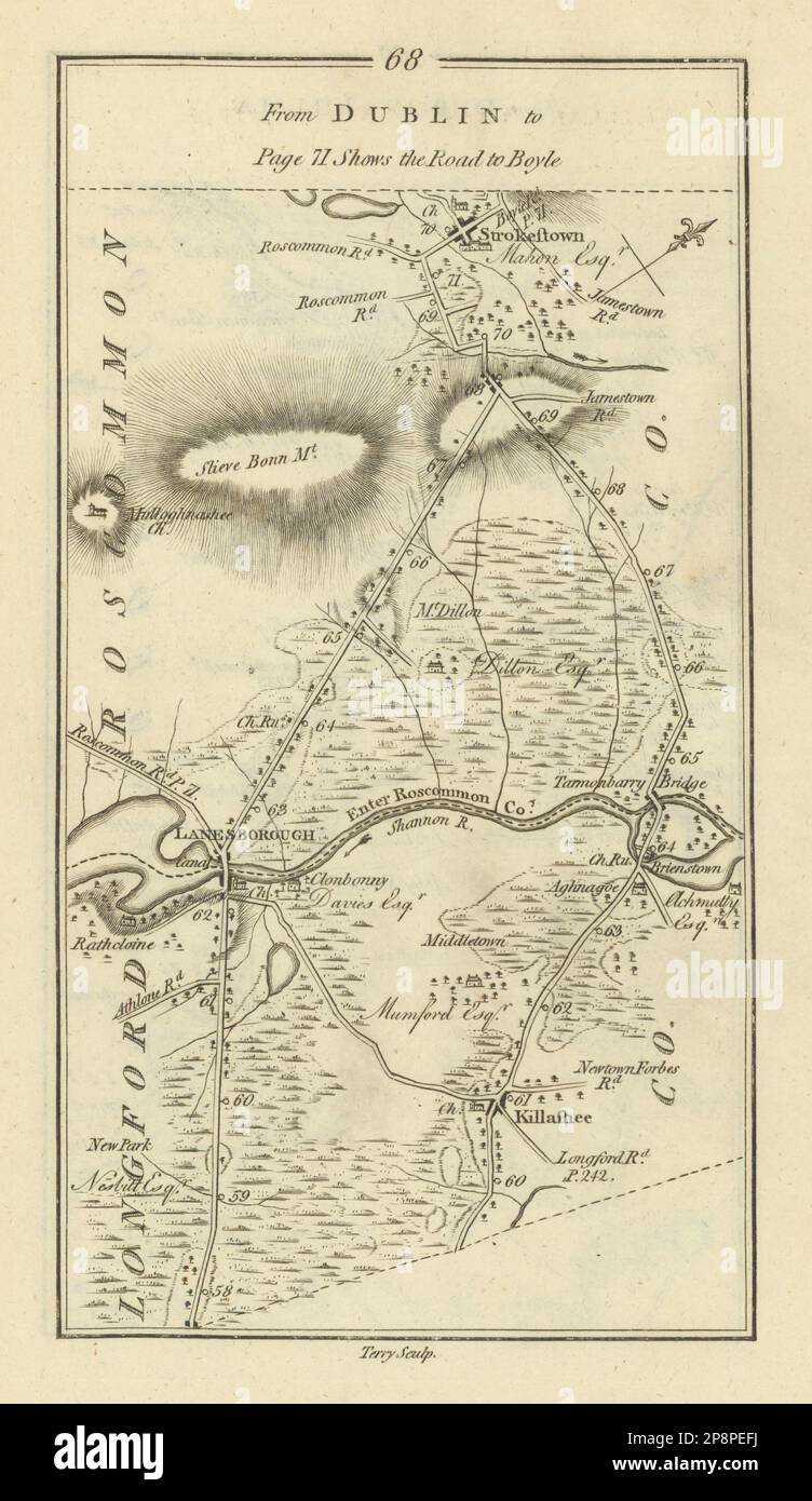 68 Lanesborough Killashee Termonbarry Strokestown. TAYLOR/SKINNER 1778