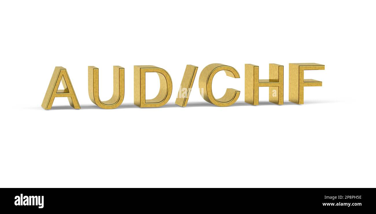 Golden currency pair in the forex market - 3d render Stock Photo - Alamy