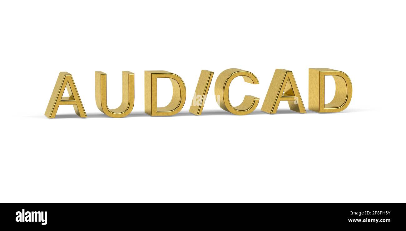 Golden currency pair in the forex market - 3d render Stock Photo - Alamy