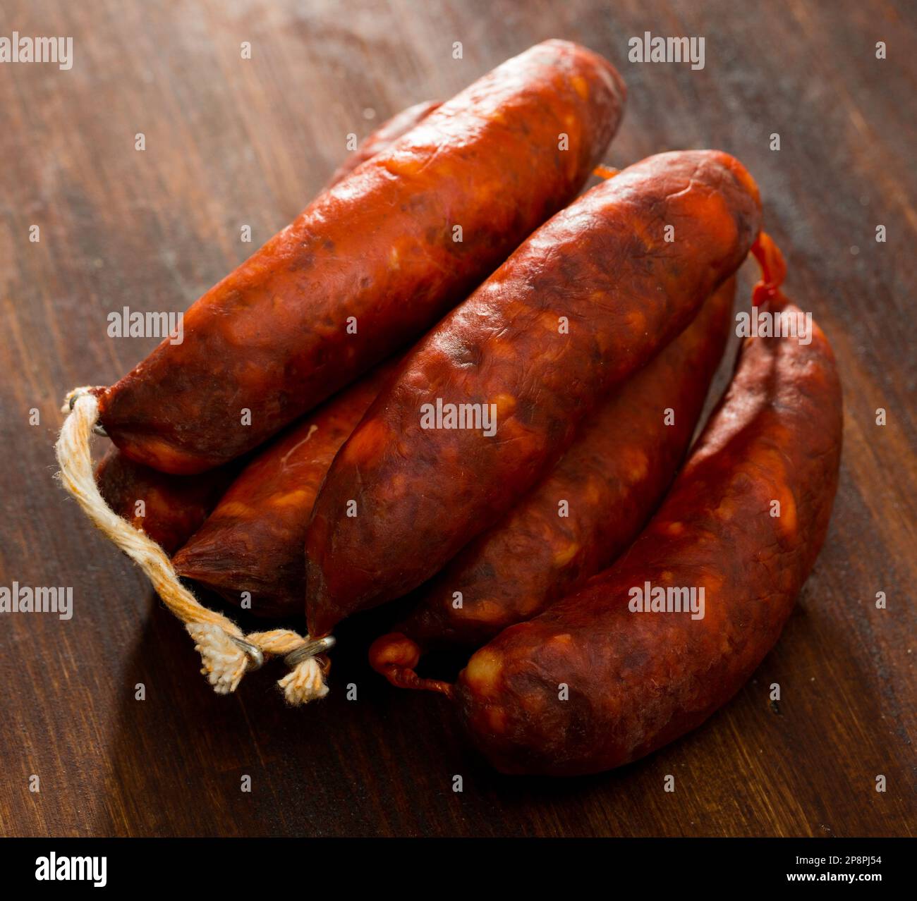 Chorizo traditional Spanish sausage Stock Photo Alamy