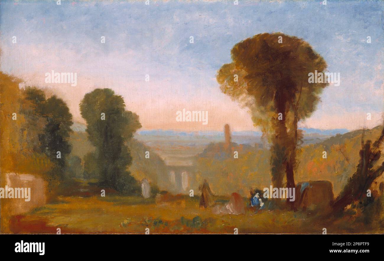 Italian landscape by turner hi-res stock photography and images