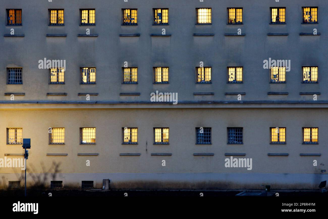 Windowless Penitentiary Exterior view of the prison in St. Poelten, where Josef Fritzl is ...