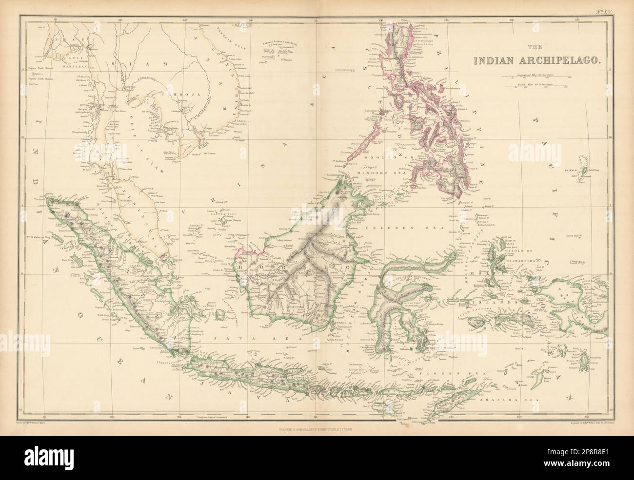 The Indian Archipelago. East Indies Indonesia Philippines. WELLER 1859 