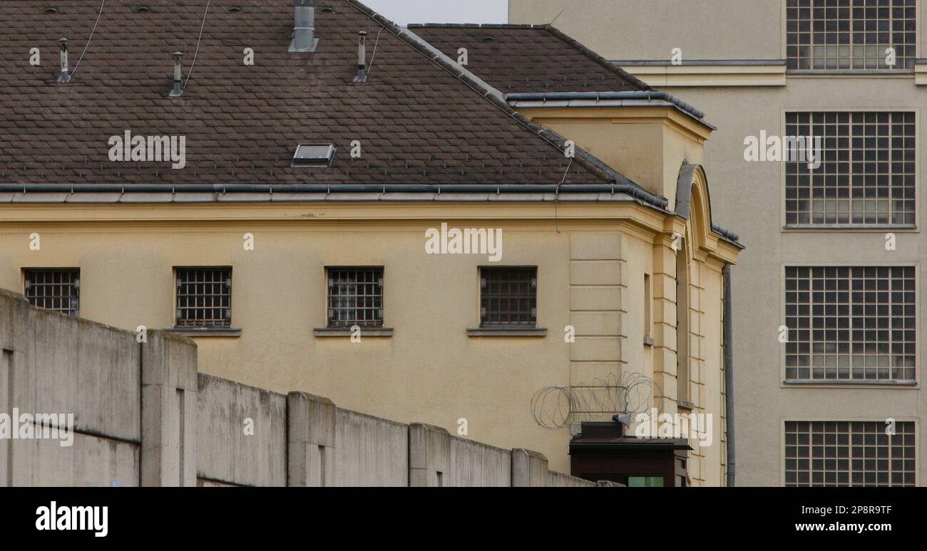 Windowless Penitentiary Outside view of the prison St. Poelten, where Josef Fritzl is locked up ...